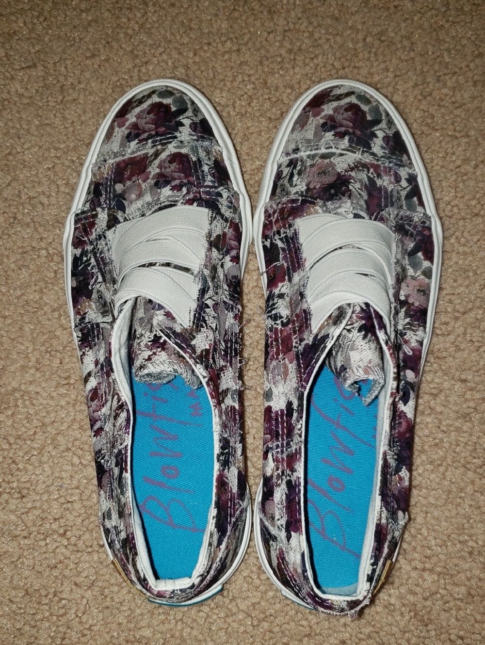 NWOT Blowfish Marley Floral Sneakers - Picture 3 of 8